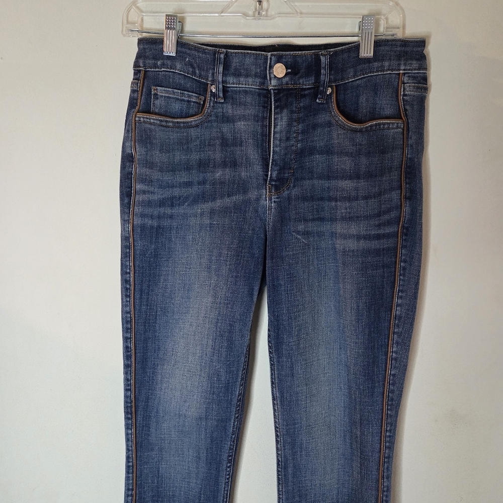 WHBM High Rise Skinny Ankle Jeans Women’s 4 Blue‎ Stretch Denim Everyday Soft 27